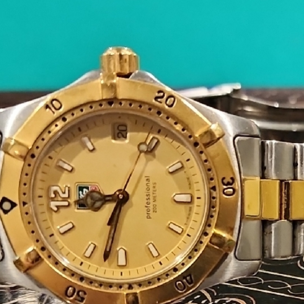 Ladies Tag Heuer Aquaracer Two Tone Watch